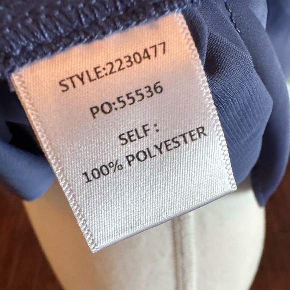 NWT Anthropologie Current Air Collared Crossover Top Blue XS Classic V Neck - Picture 6 of 8